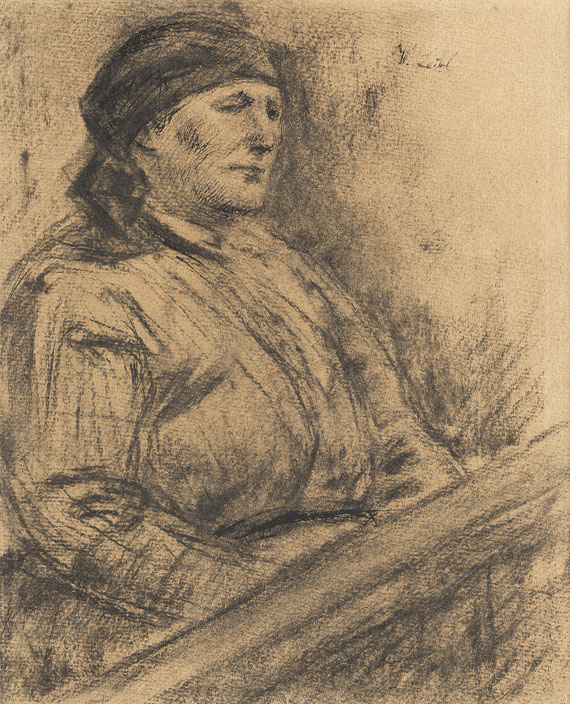 Wilhelm Leibl - Porträt einer alten Frau