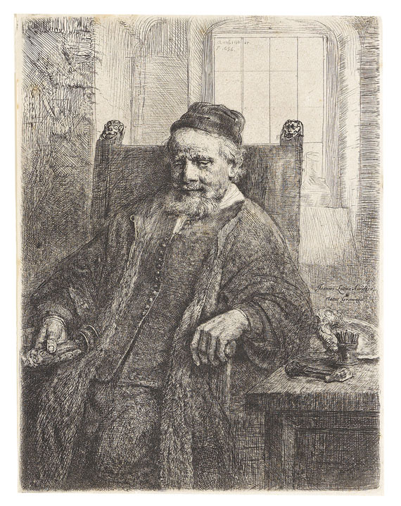 Harmensz. Rembrandt van Rijn - Der Goldschmied Jan Lutma