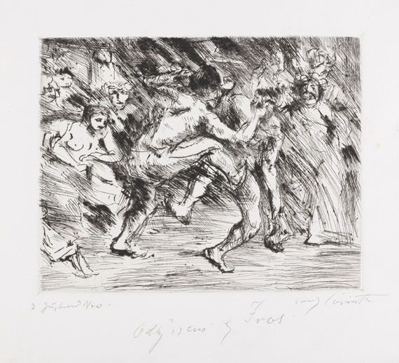 Lovis Corinth - Odysseus und der Bettler