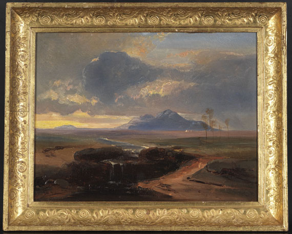  Deutschland - Weite Landschaft mit Bachlauf - Frame image