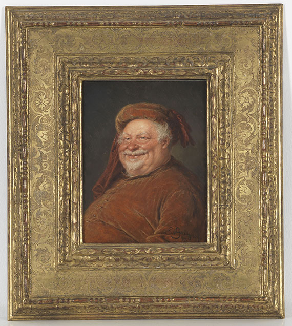 Eduard von Grützner - Falstaff - Frame image