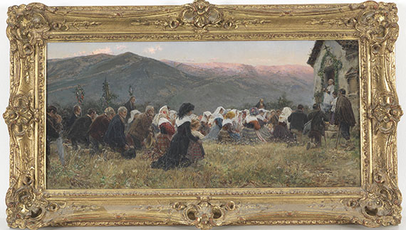 Mariano Barbasan y Lagueruela - Gebirgsprozession - Frame image