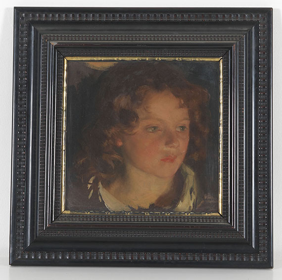 Carl von Marr - Hirtenjunge (Studie) - Frame image