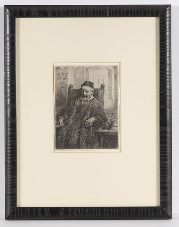 Harmensz. Rembrandt van Rijn - Der Goldschmied Jan Lutma - Frame image