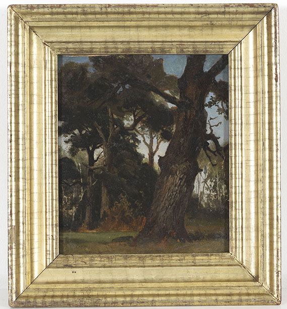 Christian Friedrich Gille - Kleine Parkansicht (Studie) - Frame image