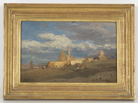 Carl Wuttke - Die Kalifengräber bei Kairo - Frame image