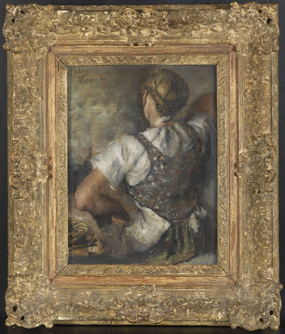 Paul Mathias Padua - Junges Dirndl in Rückenansicht - Frame image