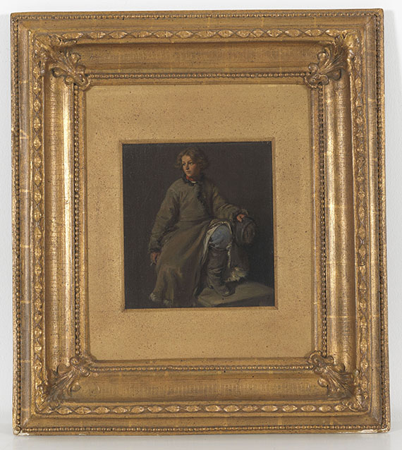  Italien - Hirtenjunge mit rotem Halstuch - Frame image