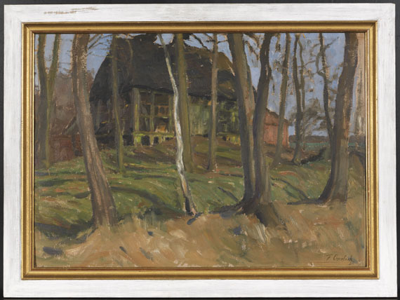 Fritz Overbeck - Gehöft in Weyermoor - Frame image