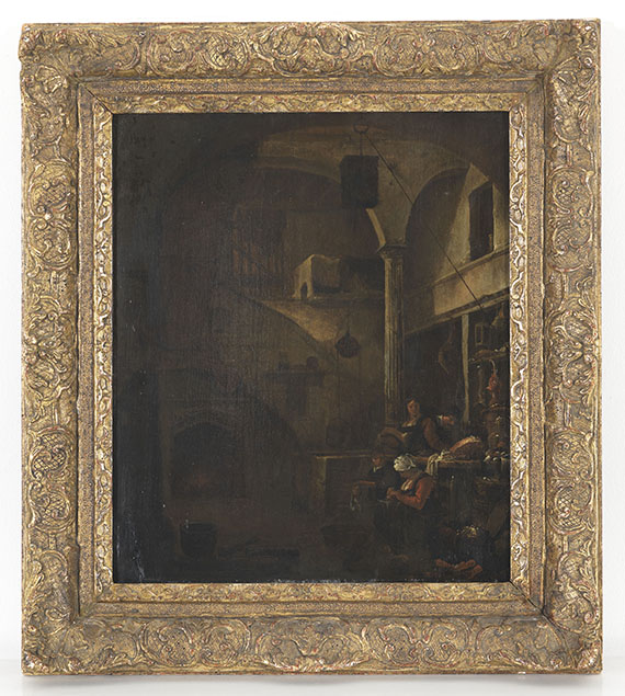 Thomas Wijck - Zugeschrieben - Kücheninterieur - Frame image