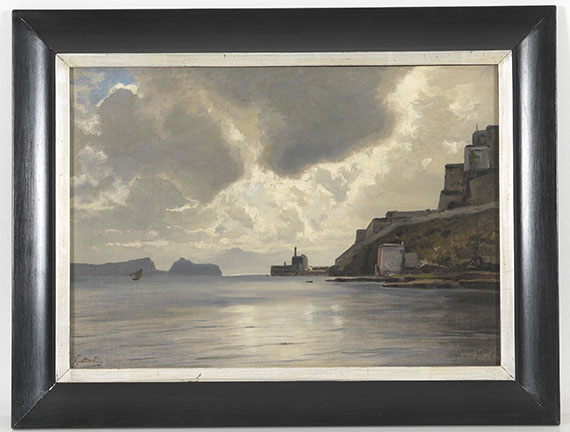 Ascan Lutteroth - Küste beim Castello di Baia am Golf von Pozzuoli - Frame image