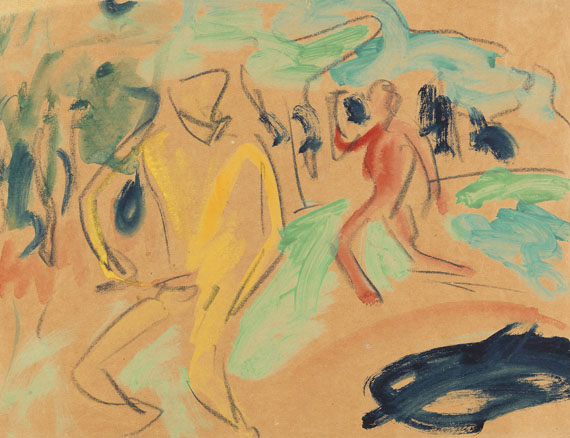 Kirchner - Badende (Figuren in Bewegung)