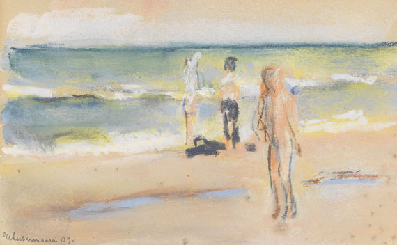 Liebermann - Badende am Strand