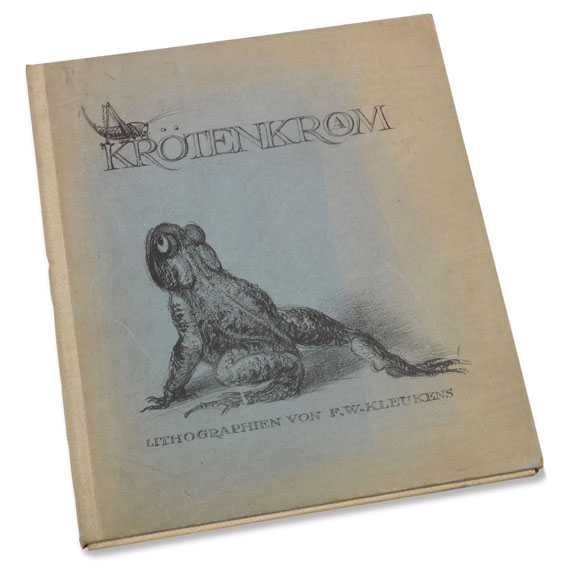 Friedrich Wilhelm Kleukens - Krötenkroam. 8 Lithographien. - 