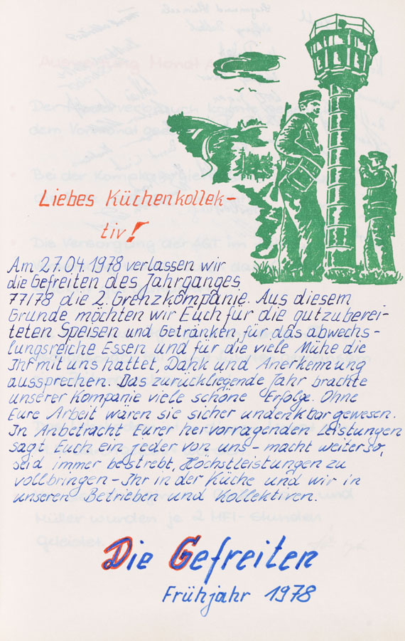   - Brigadebuch. 2 Bde. - Dabei: 7 Fotografien. - 