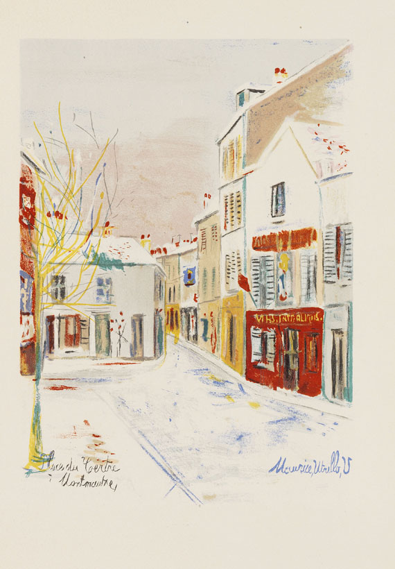 Maurice Utrillo - Carco, Montmartre vécu par Utrillo. - 