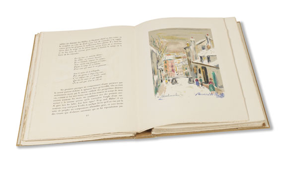 Maurice Utrillo - Carco, Montmartre vécu par Utrillo. - 