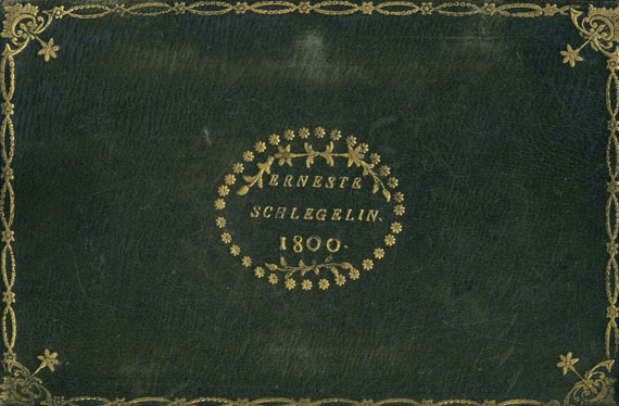 Album amicorum - Stammbuch der Ernestine Schlegel, Göllingen.