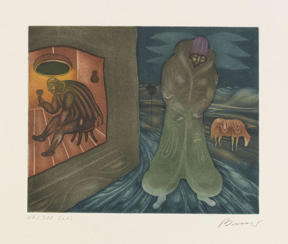 Arik Brauer - Buber, M., XX Chassidische Erzählungen. - 