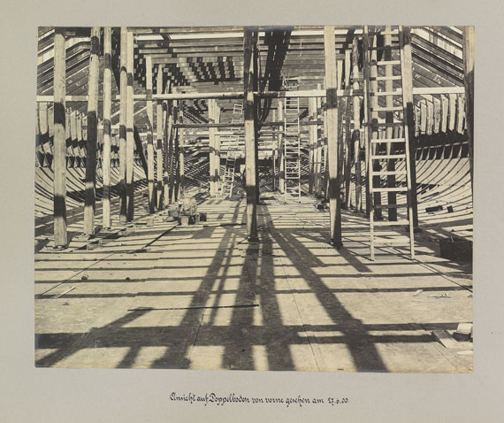  Schiffahrt - Krupp, Friedrich Alfred, Zähringen. Fotoalbum. - 