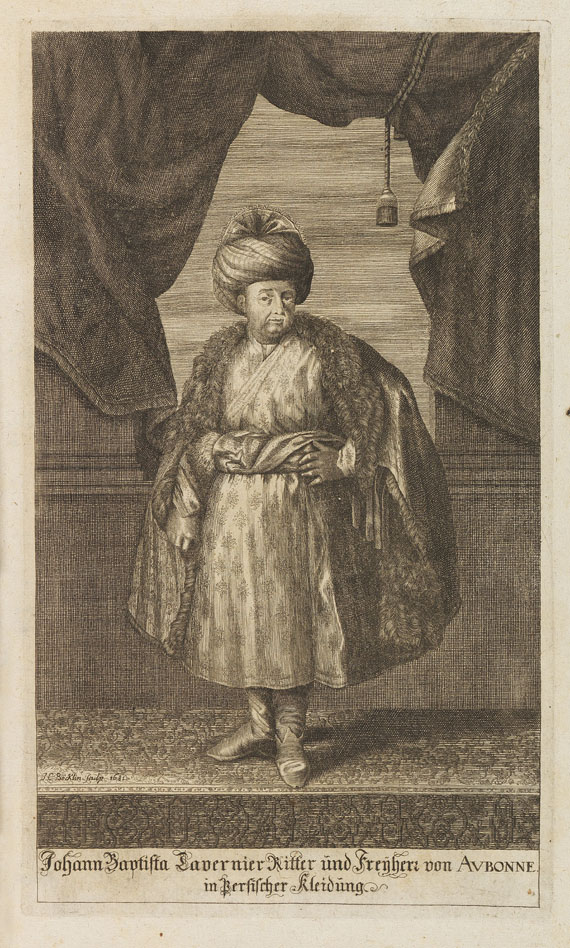 Jean Baptiste Tavernier - Beschreibung der Sechs Reisen in Türckey, Persien und Indien. - 