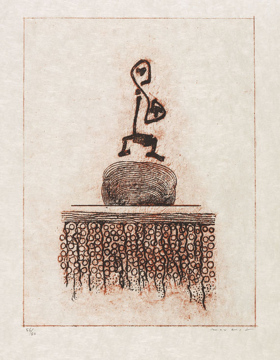 Max Ernst - Werner Heisenberg. - 