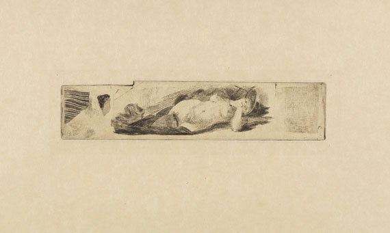 Félicien Joseph Victor Rops - 23 Bll.: Figürliche Darstellungen, weibliche Akte und Karikaturen - 