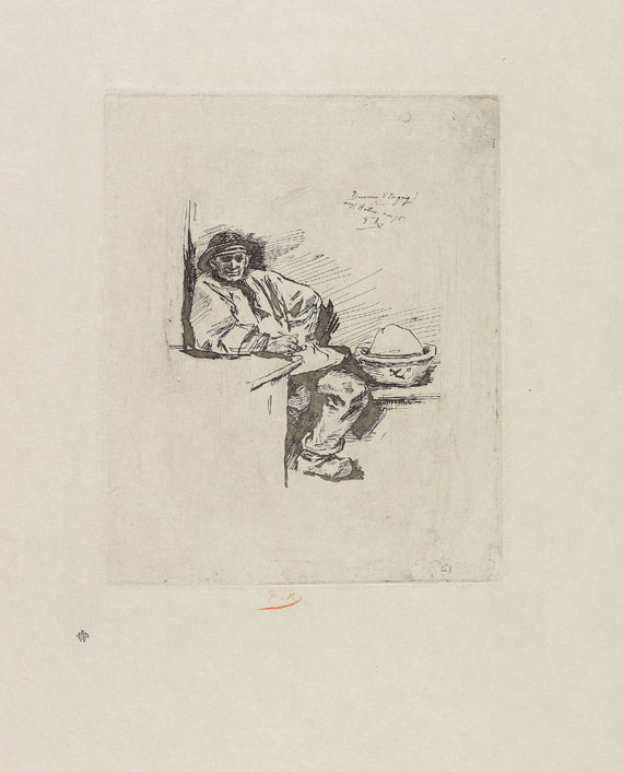 Félicien Joseph Victor Rops - 23 Bll.: Figürliche Darstellungen, weibliche Akte und Karikaturen - 