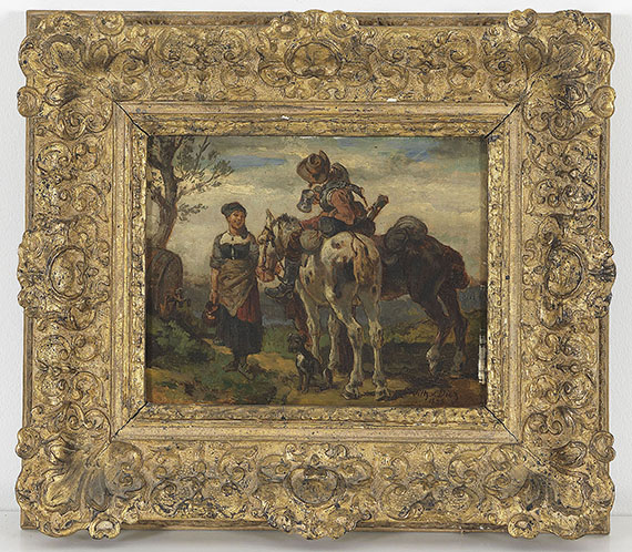 Wilhelm von Diez - Der Satteltrunk - Frame image