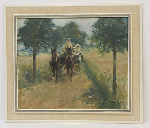 Otto Dill - Sommerliche Kutschfahrt - Frame image