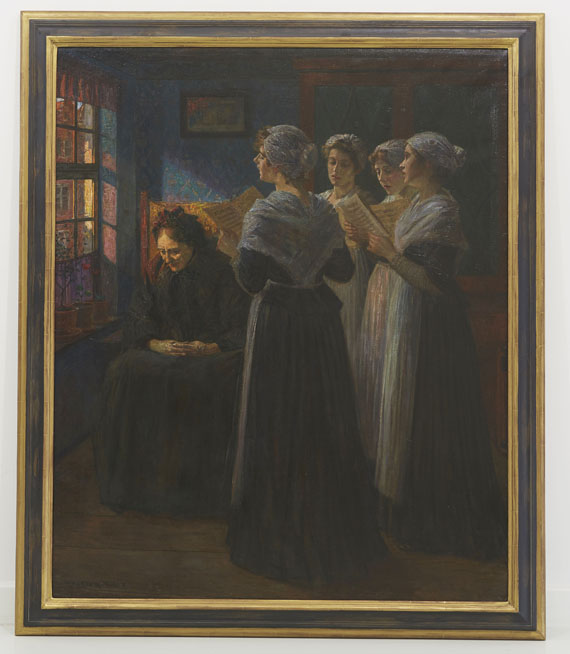 Walter Firle - Das Ständchen - Frame image
