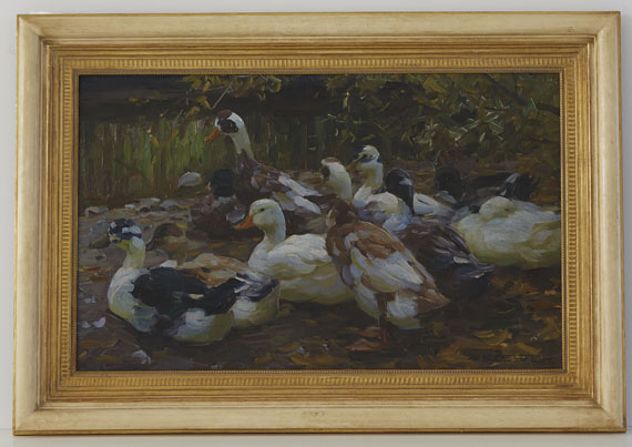 Koester - Meine Enten (Elf Enten am Ufer)