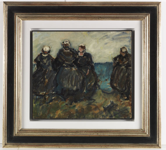 Julius Seyler - Bretonische Bäuerinnen - Frame image