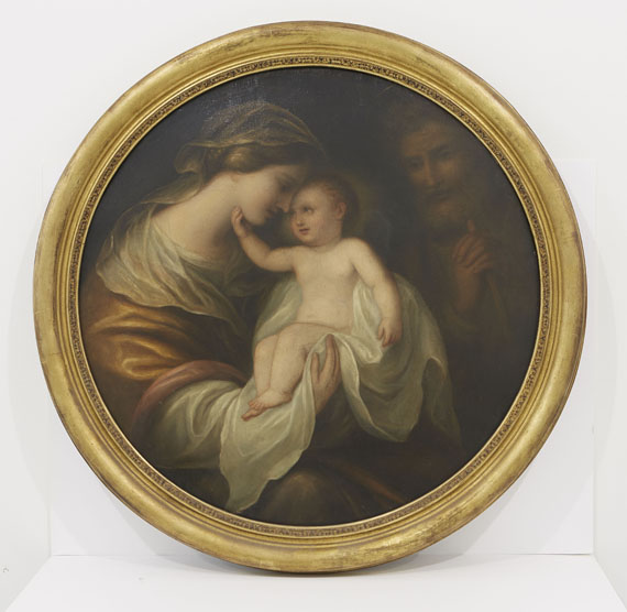 Eduard von Heuss - Die Heilige Familie - Frame image