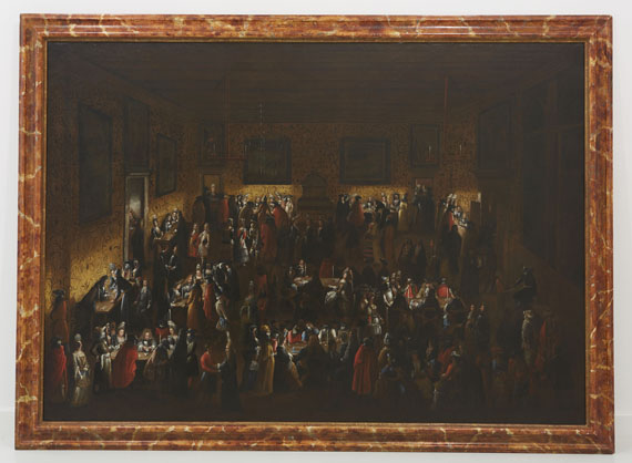 Joseph Heintz d. J. - Der Maskenball (il Ridotto) - Frame image