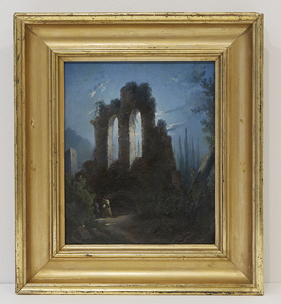  Deutschland - Ruine im Mondschein - Frame image