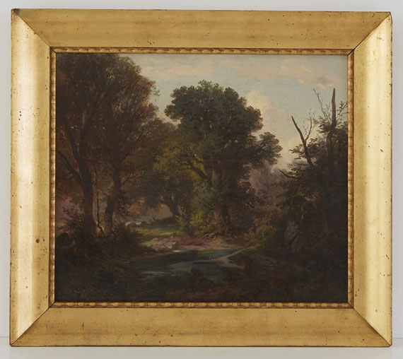 Ernst Erwin Oehme - Waldstudie - Frame image
