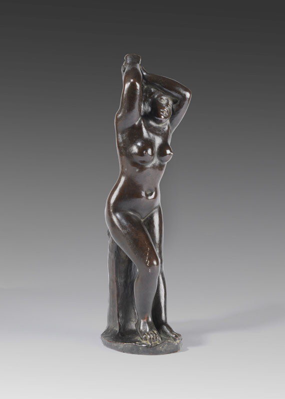Aristide Maillol - Debout se coiffant - 