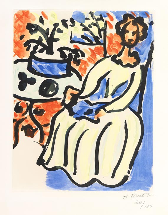 Henri Matisse - Marie-José en robe jaune