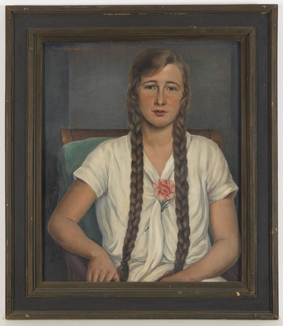 Kurt Weinhold - Porträt Anneliese Hölder - Frame image