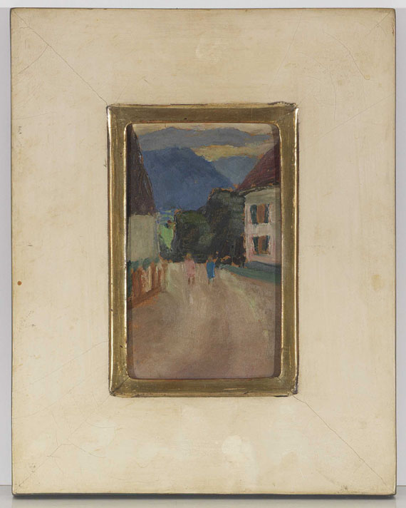 Gabriele Münter - Dorfstraße - Frame image