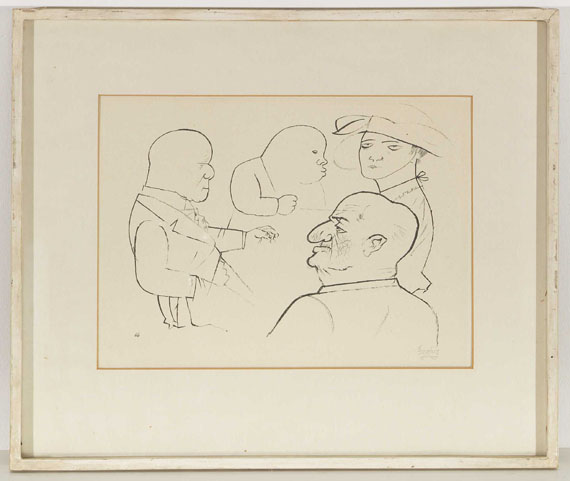 George Grosz - Haifische - Frame image