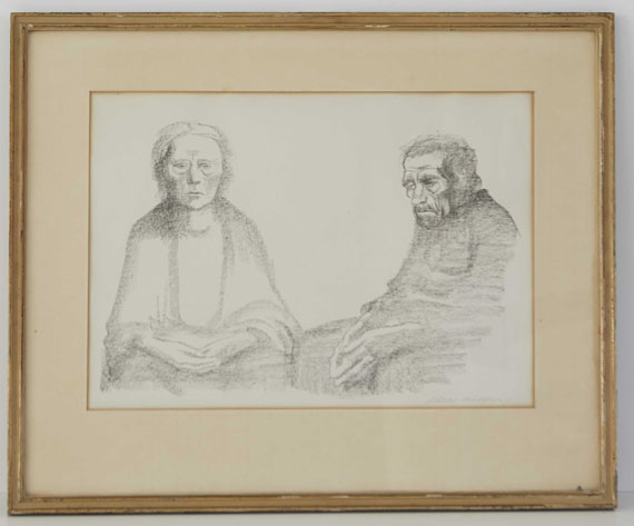 Käthe Kollwitz - Die Eltern - Frame image