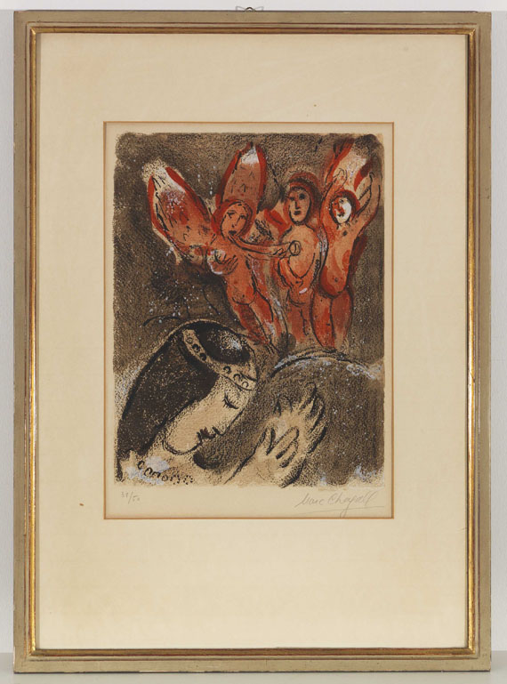 Marc Chagall - Sarah und die Engel - Frame image