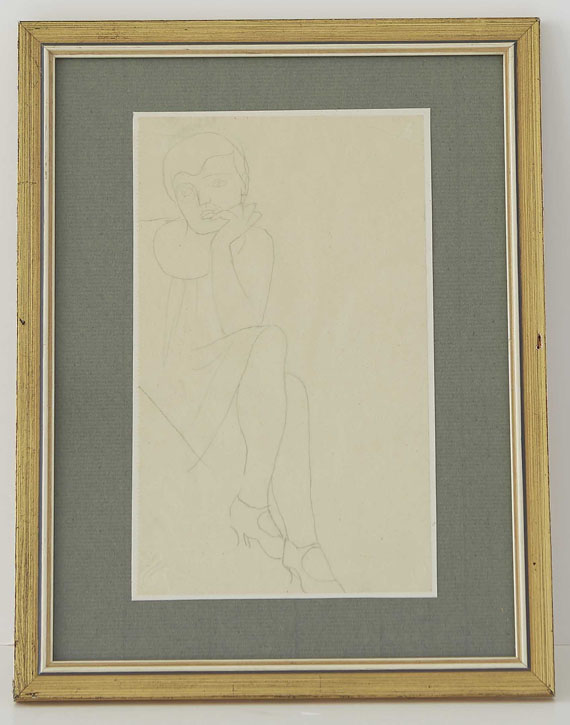 Gabriele Münter - Schauspielerin, sitzend nach rechts - Frame image