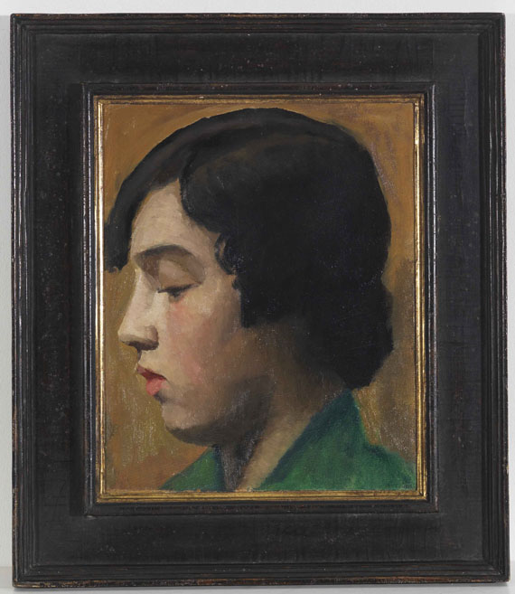 Gabriele Münter - In Gedanken - Frame image