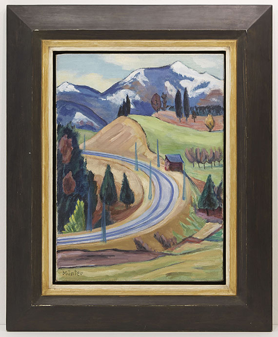 Münter - Straßendurchstich (Die Kurve bei Berggeist)