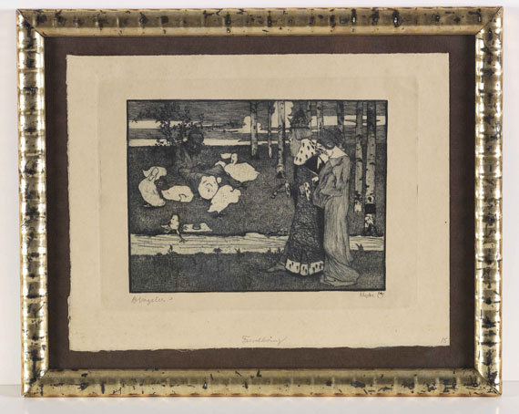 Heinrich Vogeler - Froschkönig - Frame image