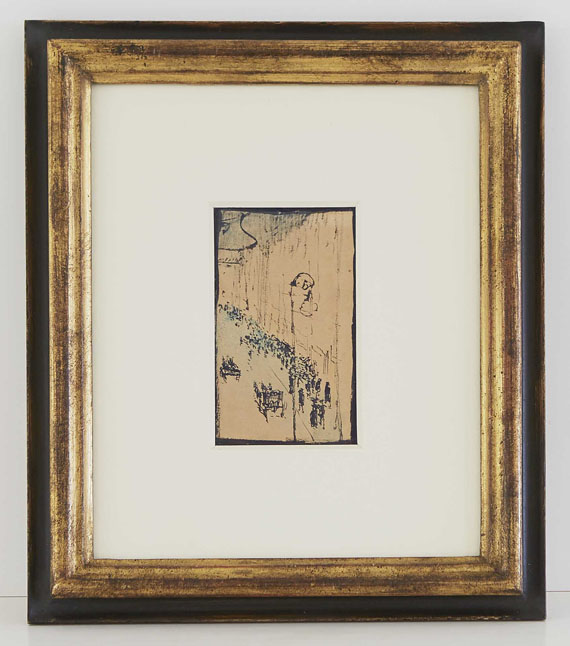 August Macke - Strasse in Paris - Frame image