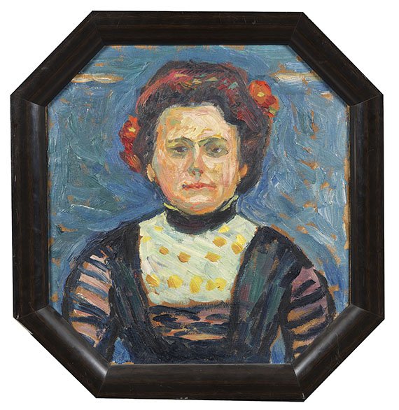 Hermann Max Pechstein - Frau Cuhrt - Frame image